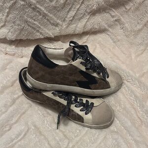 Sam Edelman Brown and Black Sneakers